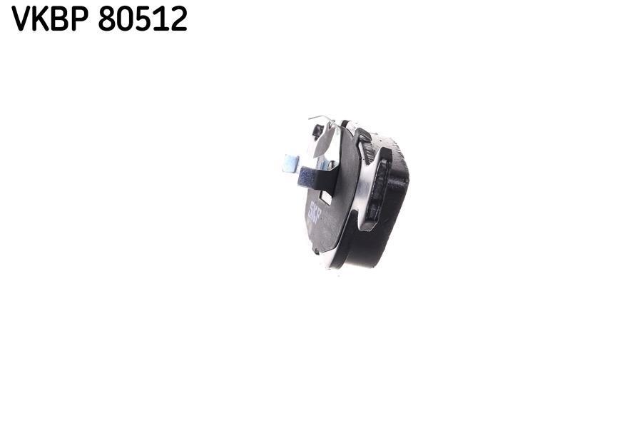 Jeu de 4 plaquettes de frein SKF ref. VKBP 80512